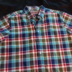 Men's Daniel Cremieux oversized plaid shirt